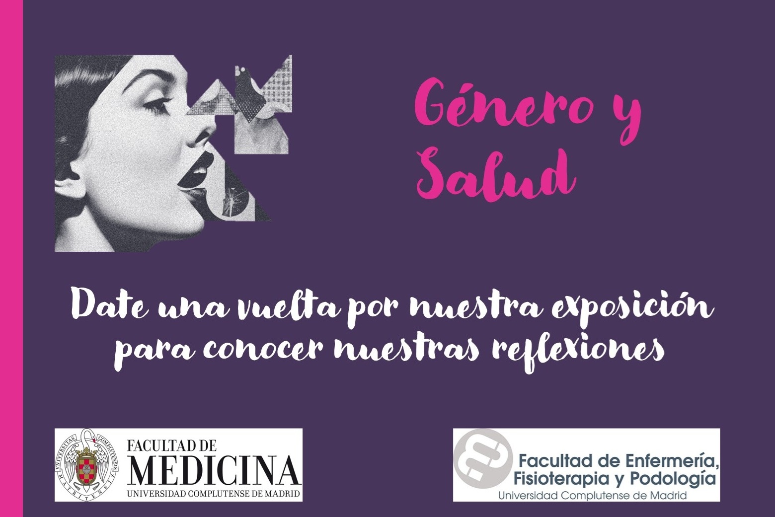 Exposición de los trabajos elaborados por el estudiantado en el hall de la Facultad de Medicina hasta el 16 de enero